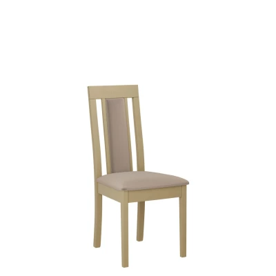 Kuchyňská židle s čalouněným sedákem ENELI 11 - dub sonoma / béžová