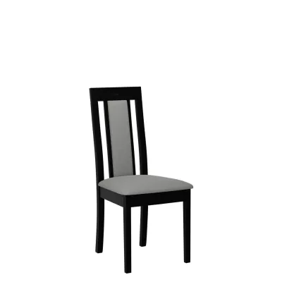 Kuchyňská židle s čalouněným sedákem ENELI 11 - černá / šedá