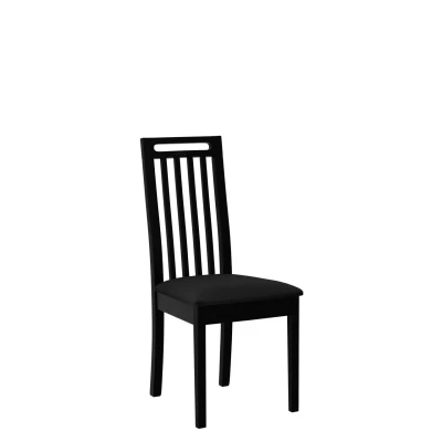 Jídelní židle s čalouněným sedákem ENELI 10 - černá