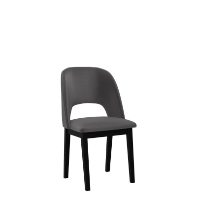 Kuchyňská čalouněná židle AFTON 2 - černá / tmavá šedá