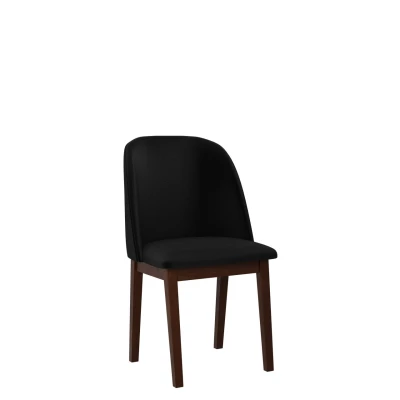 Čalouněná jídelní židle AFTON 1 - ořech / černá