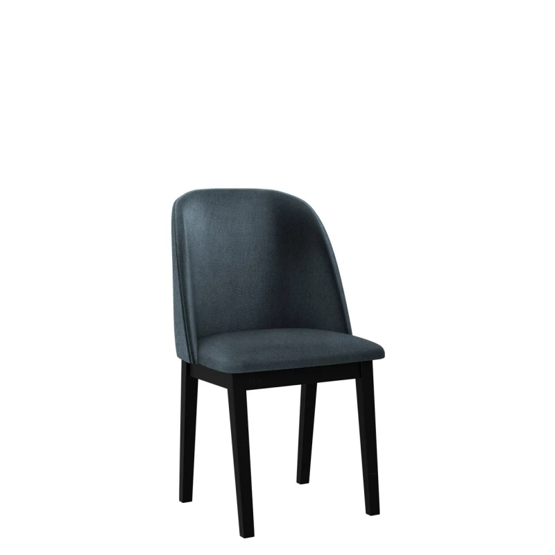 Čalouněná jídelní židle AFTON 1 - černá / námořnická modrá