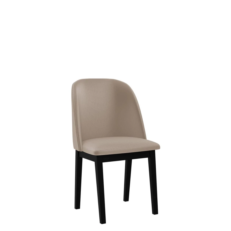 Čalouněná jídelní židle AFTON 1 - černá / béžová