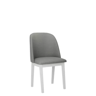 Čalouněná jídelní židle AFTON 1 - bílá / šedá