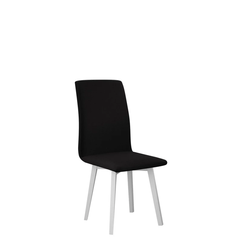 Čalouněná židle do kuchyně ADKINS 2 - bílá / černá
