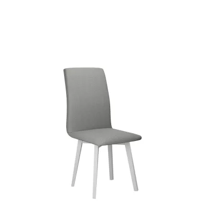 Čalouněná židle do kuchyně ADKINS 2 - bílá / šedá
