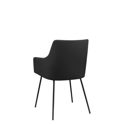 Kuchyňská čalouněná židle LORIDA - černá