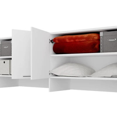 Nástavba k horizontální sklápěcí posteli 120x200 CELENA - šedá