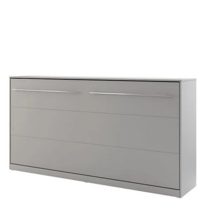 Horizontální sklápěcí manželská postel 140x200 CELENA 1 - šedá