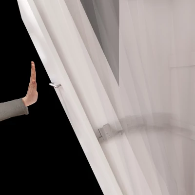 Vertikální sklápěcí jednolůžková postel 90x200 CELENA 1 - šedá