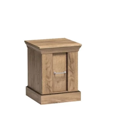 Noční stolek AILISH - dub kraft zlatý