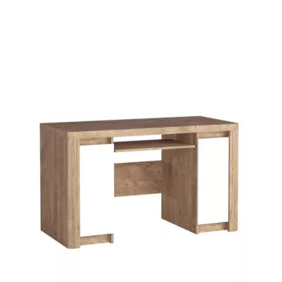 PC stolek DORITH - dub ribbeck / bílý