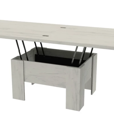 Rozkládací stůl VILKO - dub kraft bílý