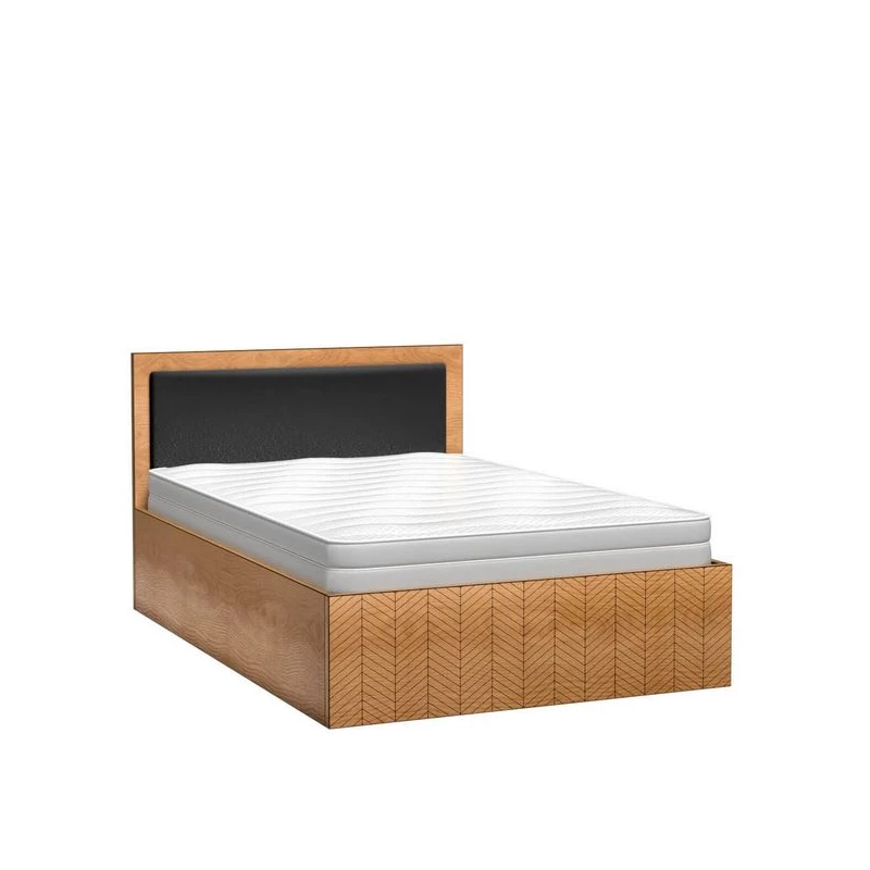 Prostorná postel DELA - 160x200, dub artisan