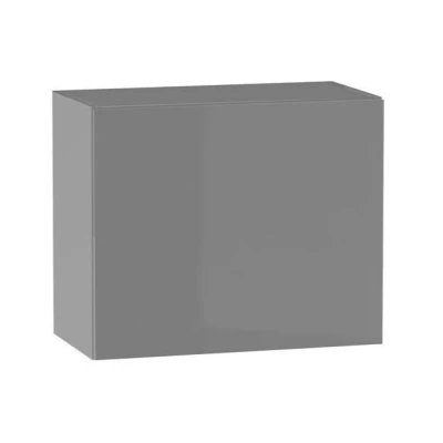 Digestořová skříňka ADAMA - šířka 60 cm, lesklá šedá / šedá