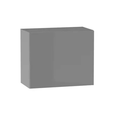 Digestořová skříňka ADAMA - šířka 60 cm, lesklá šedá / šedá