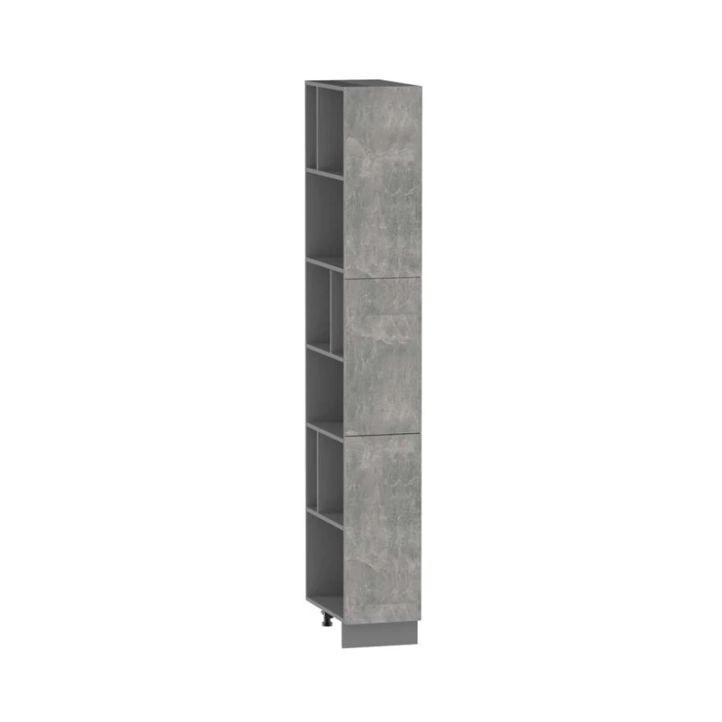 Kuchyňský regál ADAMA - šířka 30 cm, beton světlý atelier / šedý, nožky 10 cm
