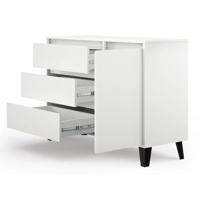 Kombinovaná komoda SITIVE - bílá