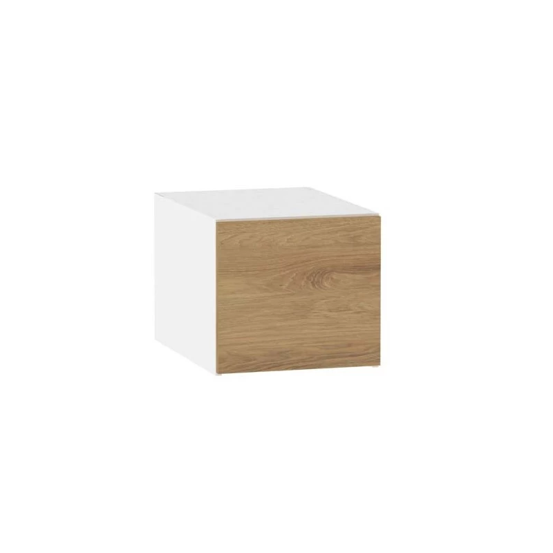 Kuchyňská závěsná skříňka ADAMA - šířka 40 cm, hickory přírodní / bílá