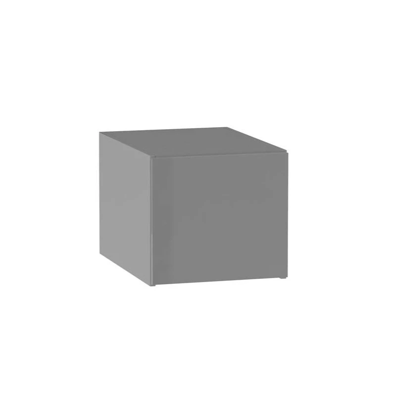 Kuchyňská závěsná skříňka ADAMA - šířka 40 cm, lesklá šedá / šedá
