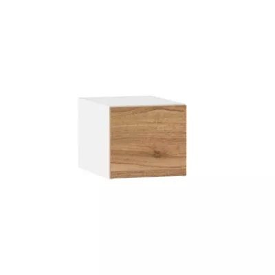 Kuchyňská závěsná skříňka ADAMA - šířka 40 cm, ořech lyon / bílá
