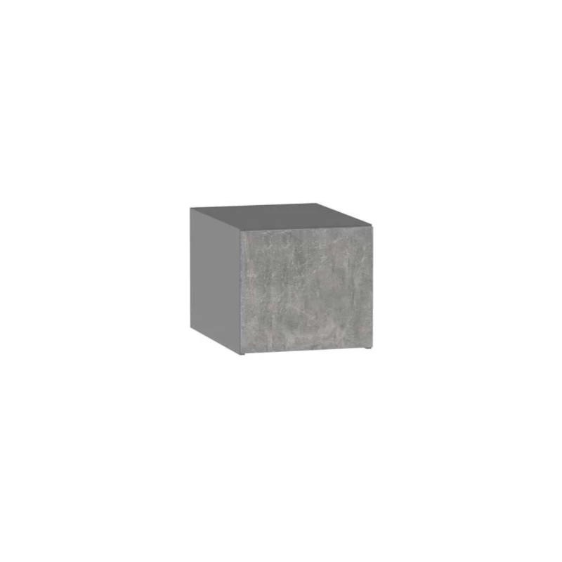 Kuchyňská závěsná skříňka ADAMA - šířka 40 cm, beton světlý atelier / šedá