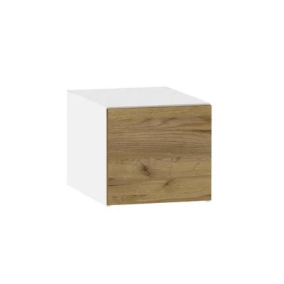 Kuchyňská závěsná skříňka ADAMA - šířka 40 cm, dub craft zlatý / bílá