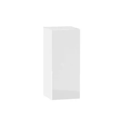 Horní kuchyňská skříňka ADAMA - šířka 30 cm, lesklá bílá / bílá