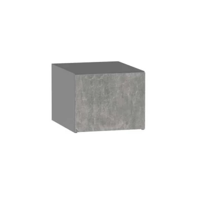 Kuchyňská závěsná skříňka ADAMA - šířka 45 cm, beton světlý atelier / šedá