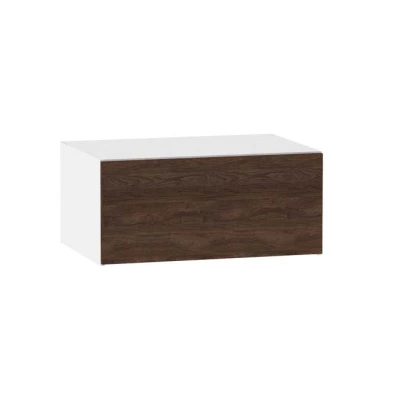 Kuchyňská závěsná skříňka ADAMA - šířka 80 cm, marine wood / bílá
