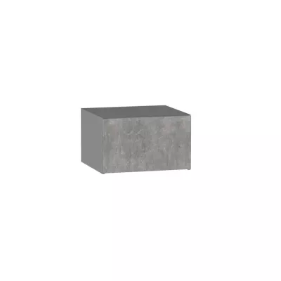 Kuchyňská závěsná skříňka ADAMA - šířka 60 cm, beton světlý atelier / šedá