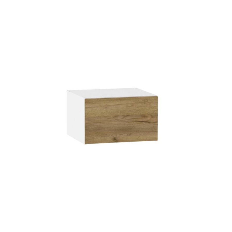 Kuchyňská závěsná skříňka ADAMA - šířka 60 cm, dub craft zlatý / bílá