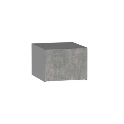 Kuchyňská závěsná skříňka ADAMA - šířka 50 cm, beton světlý atelier / šedá