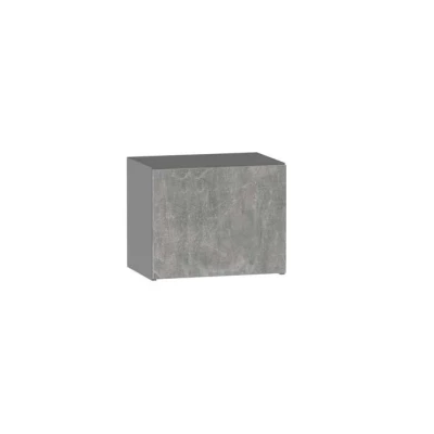 Závěsná kuchyňská skříňka ADAMA - šířka 45 cm, beton světlý atelier / šedá