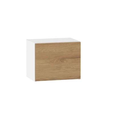 Závěsná kuchyňská skříňka ADAMA - šířka 45 cm, hickory přírodní / bílá