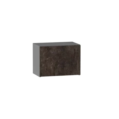 Závěsná kuchyňská skříňka ADAMA - šířka 50 cm, beton tmavý atelier / šedá