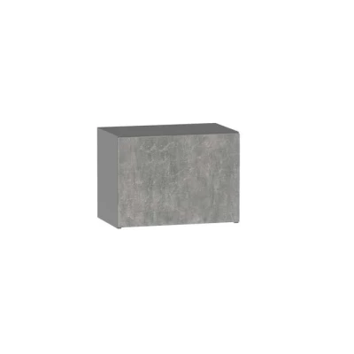 Závěsná kuchyňská skříňka ADAMA - šířka 50 cm, beton světlý atelier / šedá