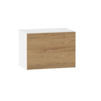 Závěsná kuchyňská skříňka ADAMA - šířka 50 cm, hickory přírodní / bílá
