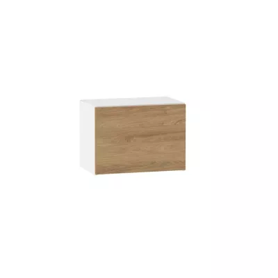 Závěsná kuchyňská skříňka ADAMA - šířka 50 cm, hickory přírodní / bílá