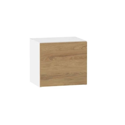 Závěsná kuchyňská skříňka ADAMA - šířka 40 cm, hickory přírodní / bílá