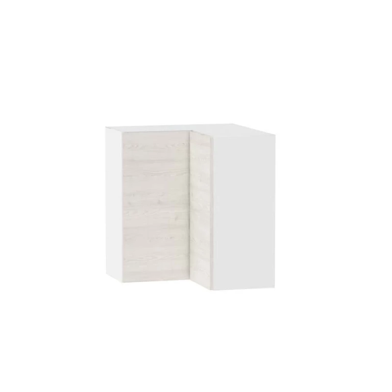 Kuchyňská rohová skříňka ADAMA - šířka 65 cm, modřín sibu / bílá