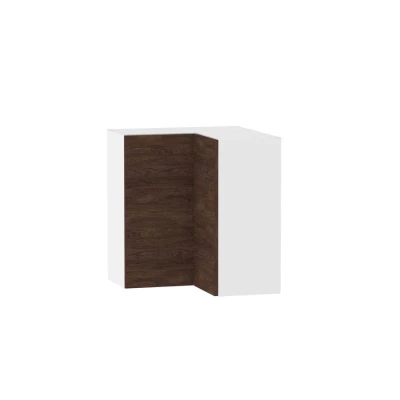 Kuchyňská rohová skříňka ADAMA - šířka 65 cm, marine wood / bílá
