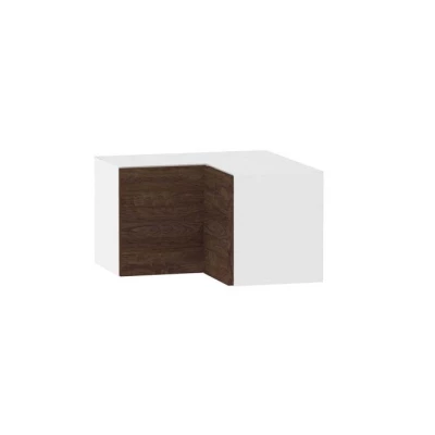 Horní rohová skříňka ADAMA - šířka 60 cm, marine wood / bílá