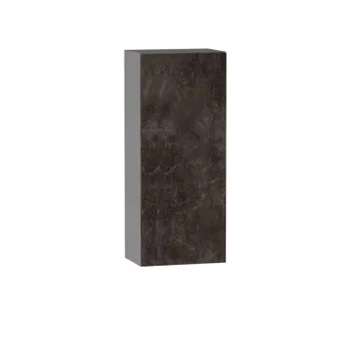 Policová kuchyňská skříňka ADAMA - šířka 45 cm, beton tmavý atelier / šedá