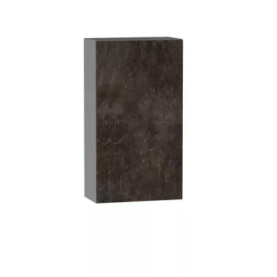 Policová kuchyňská skříňka ADAMA - šířka 60 cm, beton tmavý atelier / šedá