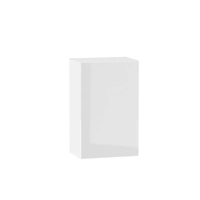 Horní kuchyňská skříňka ADAMA - šířka 45 cm, lesklá bílá / bílá