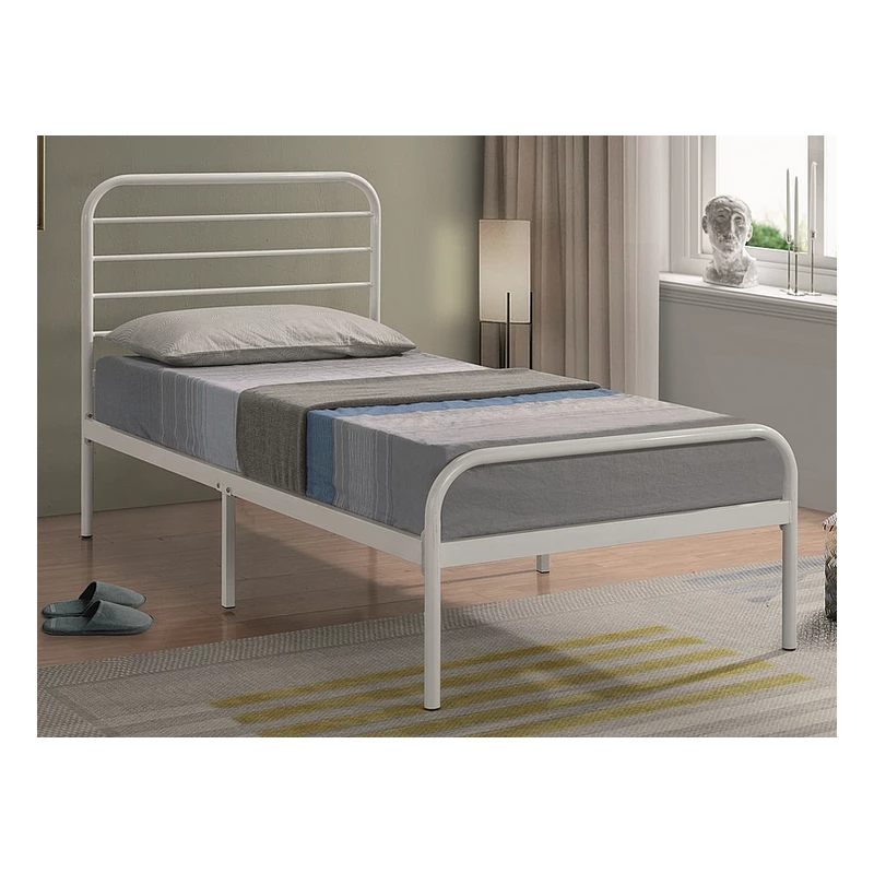 Jednolůžková postel GINA - 90x200 cm, bílá