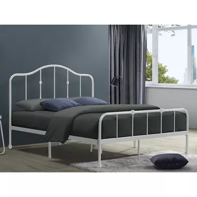 Manželská postel TAIRA - 140x200, bílá