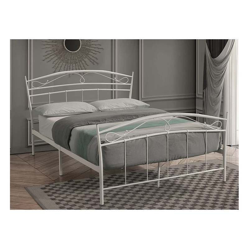 Jednolůžková postel  ZIARA - 120x200 cm, bílá
