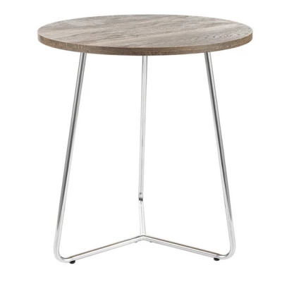 Odkládací stolek MORITZ - ořech / chrom